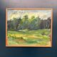 Original Swedish Oil on Canvas “Forest” by Leif Nilsson – Signed – Vintage