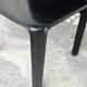 CAB 412 chair in black leather, Mario Bellini design for Cassina