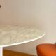 Tulip Table by Eero Saarinen with Calacatta Marble