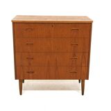 Commode scandinave en teck, Suède, 1960