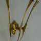 Single Brass Wall Sconce by Oscar Torlasco for Lumi Milano, Italy 1950s