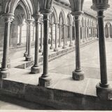 Photographie héliogravure du Mont Saint Michel 19ème (Paul Dujardin)