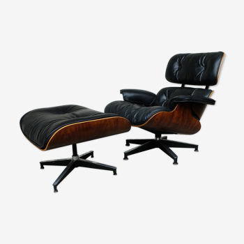 Armchair 670 & ottoman 671 by Charles & Ray Eames for Herman Miller, 1960s