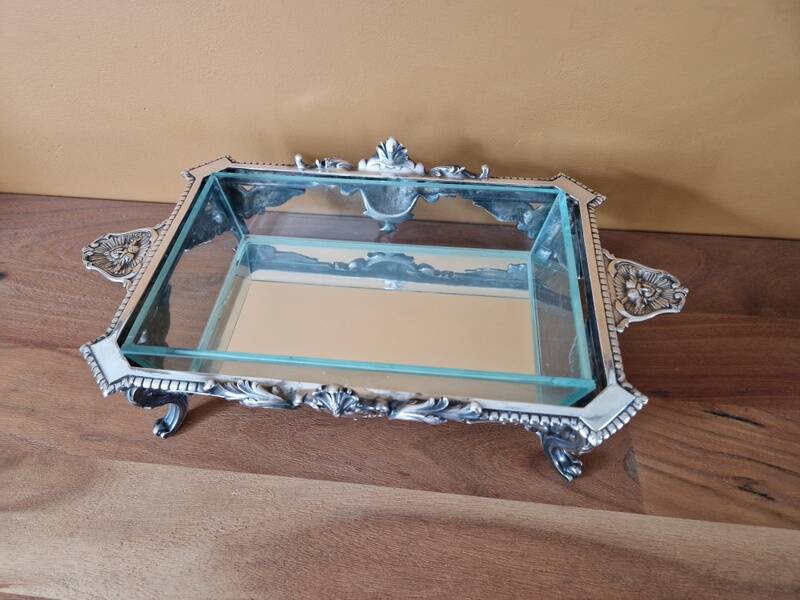 Christofle - Centrepiece or planter - In silvered bronze