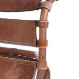 Tito Agnoli Relax chair made of Bamboo and leather, 1960