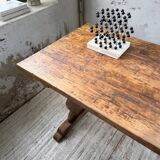 Monastery-style farmhouse table, pine, 210cm