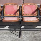 4 seater cinema bench