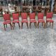 6 vintage oak chairs from the 1960s