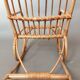 Rocking chair child rattan vintage