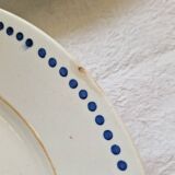 Set of 8 art deco longwy plates