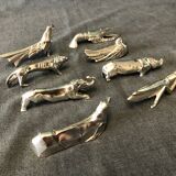 8 porte couteaux animaux art-déco 1930 design sandoz