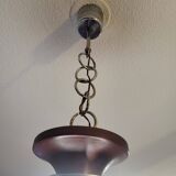 Murano glass mushroom pendant light by Mazzega Italy 1960.70