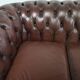 Leather chesterfield sofa