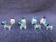 Set of Four Rare Vintage Murano Glass Knife Rests/Knife Holders, Italy, 1