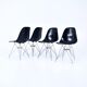 Set of 4 DSR Dining Chairs by Charles & Ray Eames for Herman Miller, 1970s