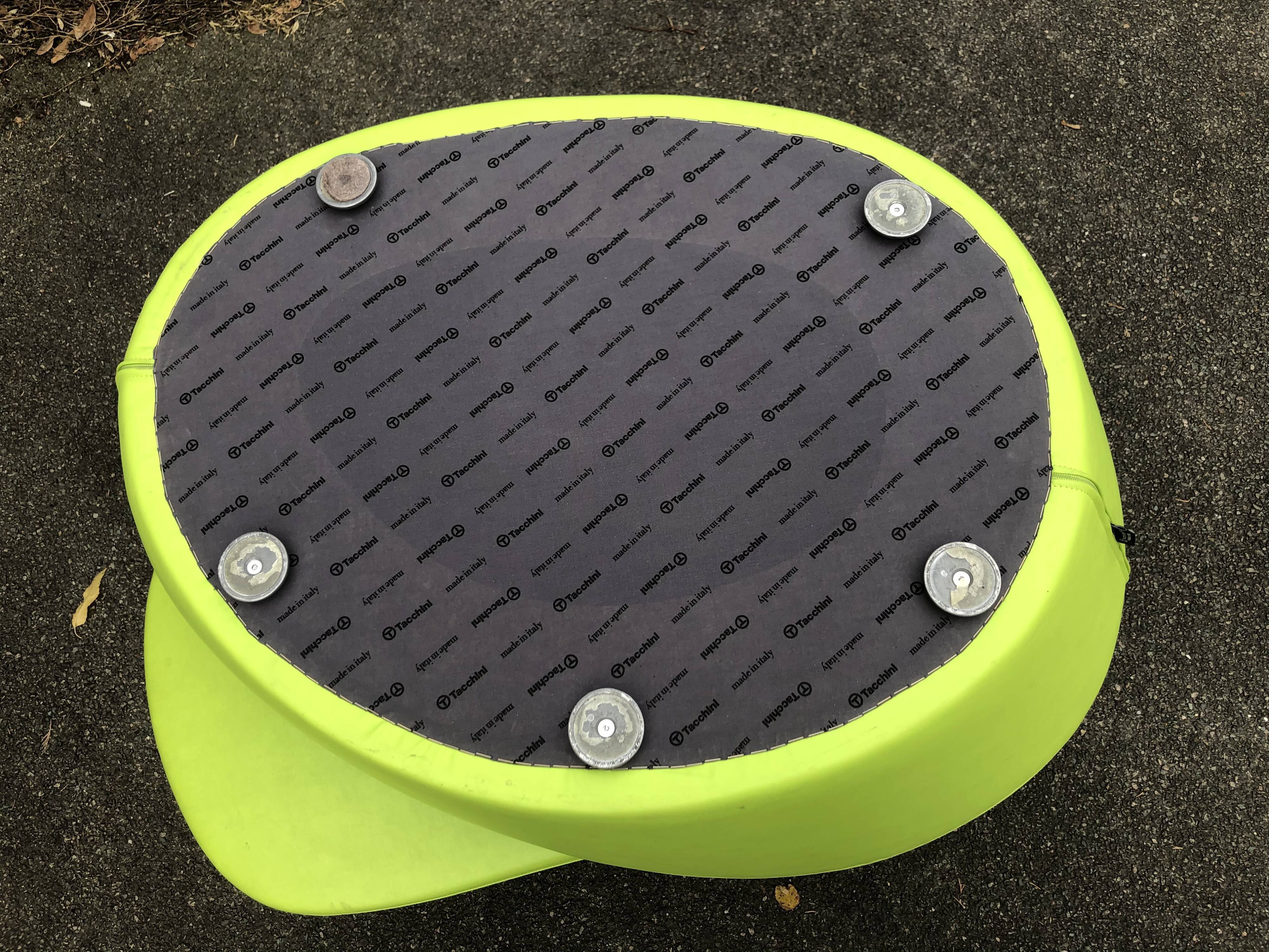 2 Tacchini Green Polar Beanbags