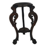 Vintage wooden pedestal table