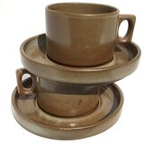2 Brenne Stoneware Breakfast Cups