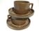 2 tasses déjeuner grès de Brenne