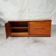 Vtg Mid Century Sideboard Danish Scandinavian Design Media Credenza Retro
