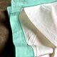 Drap et taies d'oreiller Descamps en coton vert et blanc ☐ 240 x 340 cm