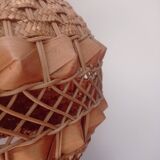 Vintage wicker lampshade
