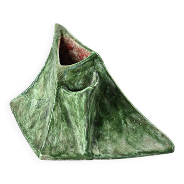Ceramic vase by Béatrice Cenci, Italy, circa 1960.