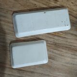 Empty pocket vintage ceramic soap holder