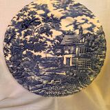 The Hunter by Myott large blue serving dish