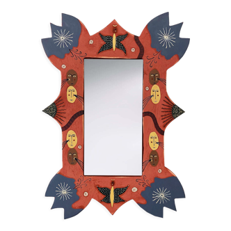 Wooden mirror