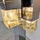 Vintage cubic floor lamp by Gaetano Sciolari, 1970s
