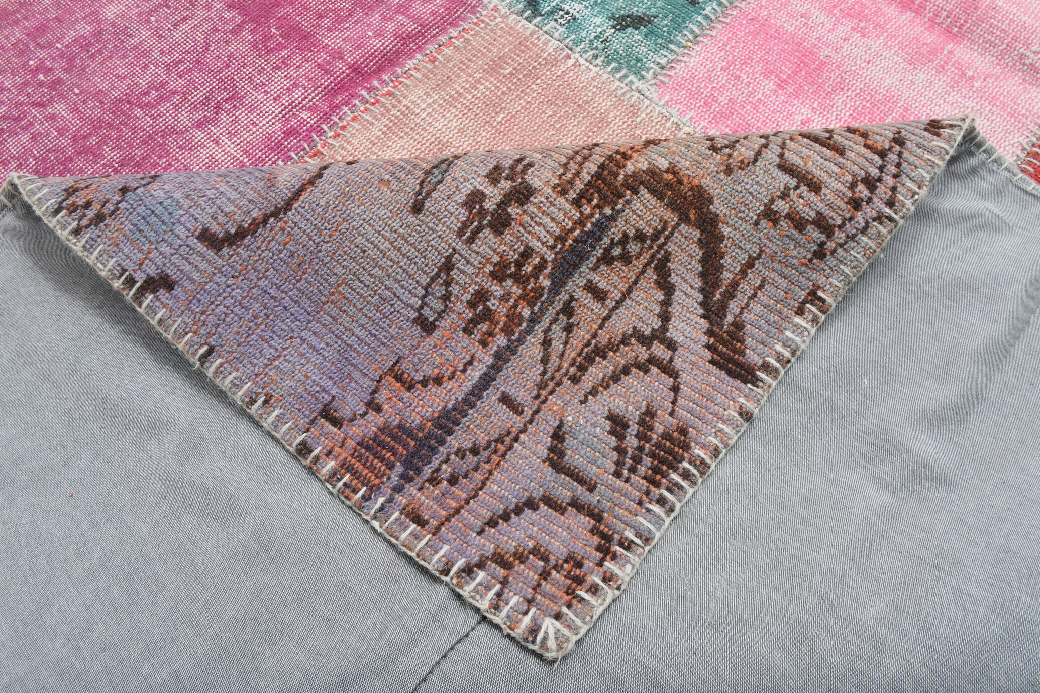 Distressed turkish rug 351x247cm