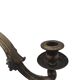 Antique bronze wall lamp, Germany, 1900s