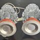 Paire de Lampes Champignon Orange Vintage 70's