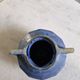 Art Deco vase in blue flamed stoneware – signed Alpho (Alphonse Mouton)