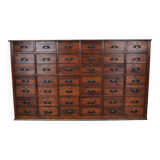 Antique French Pine Apothecary Cabinet, Early 20th Century