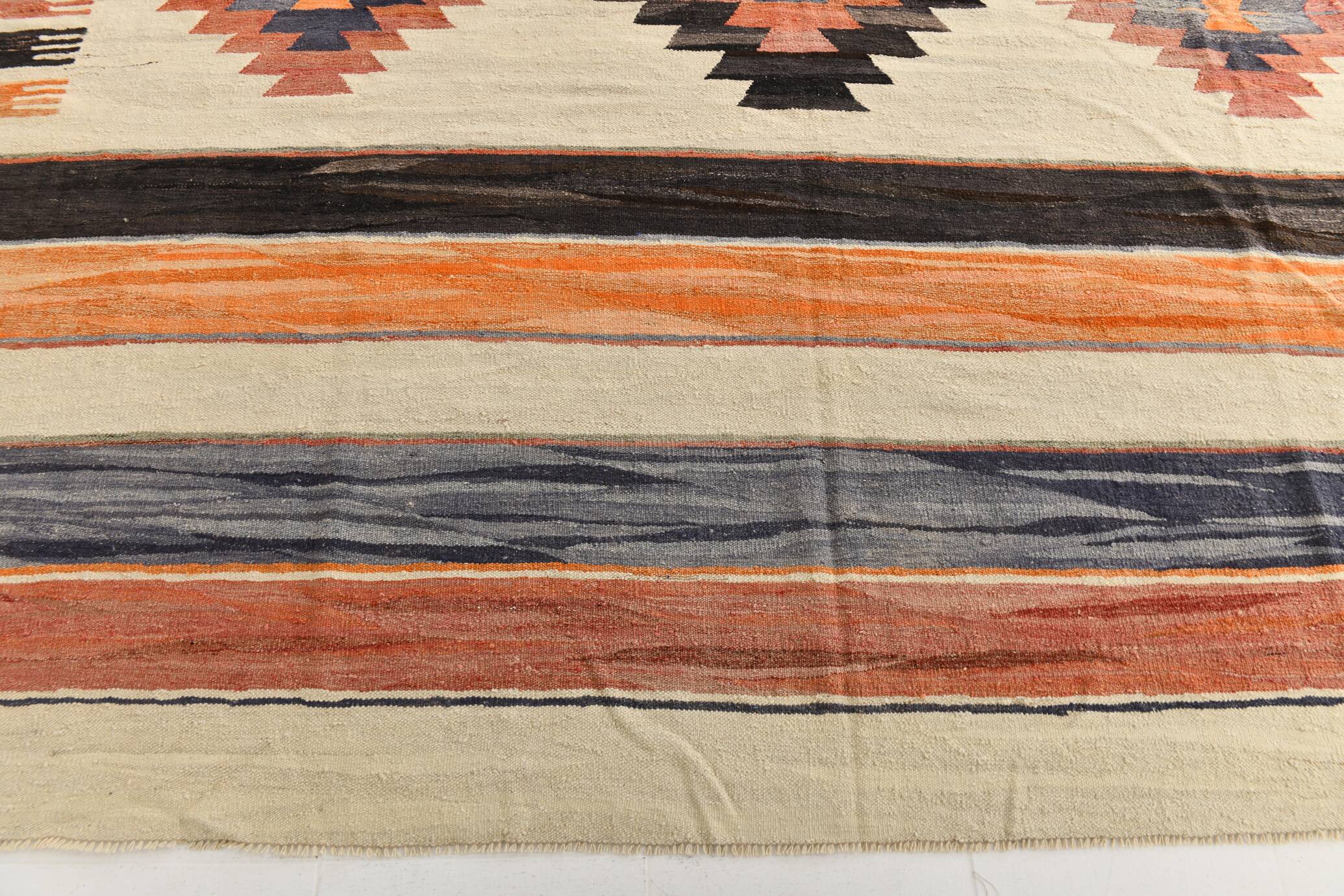 10x13 Oriental Turkish Vintage Kilim Rug, 300x389Cm
