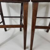 Paire de chaises style anglais art nouveau
