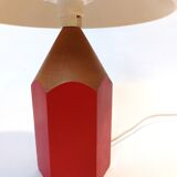 Pencil lamp 1980 red