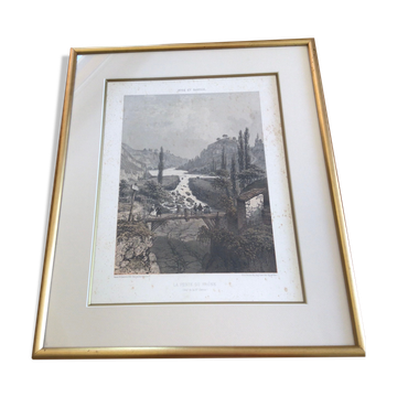 Lithographie originale Nice et Savoie