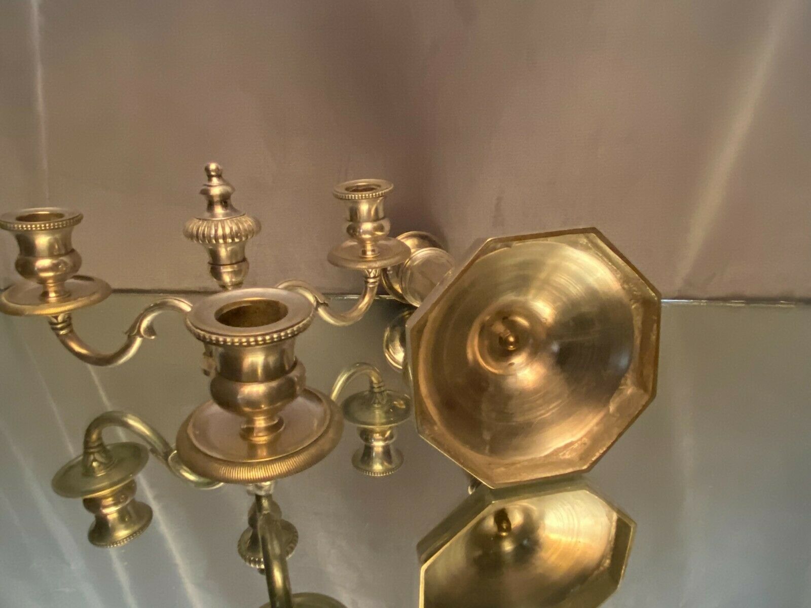 Louis XVI-style silver bronze chandelier