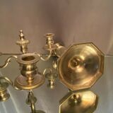 Louis XVI-style silver bronze chandelier