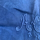 Linen linen linen monogram AC, floral pattern art deco