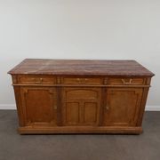 Marble top store bank