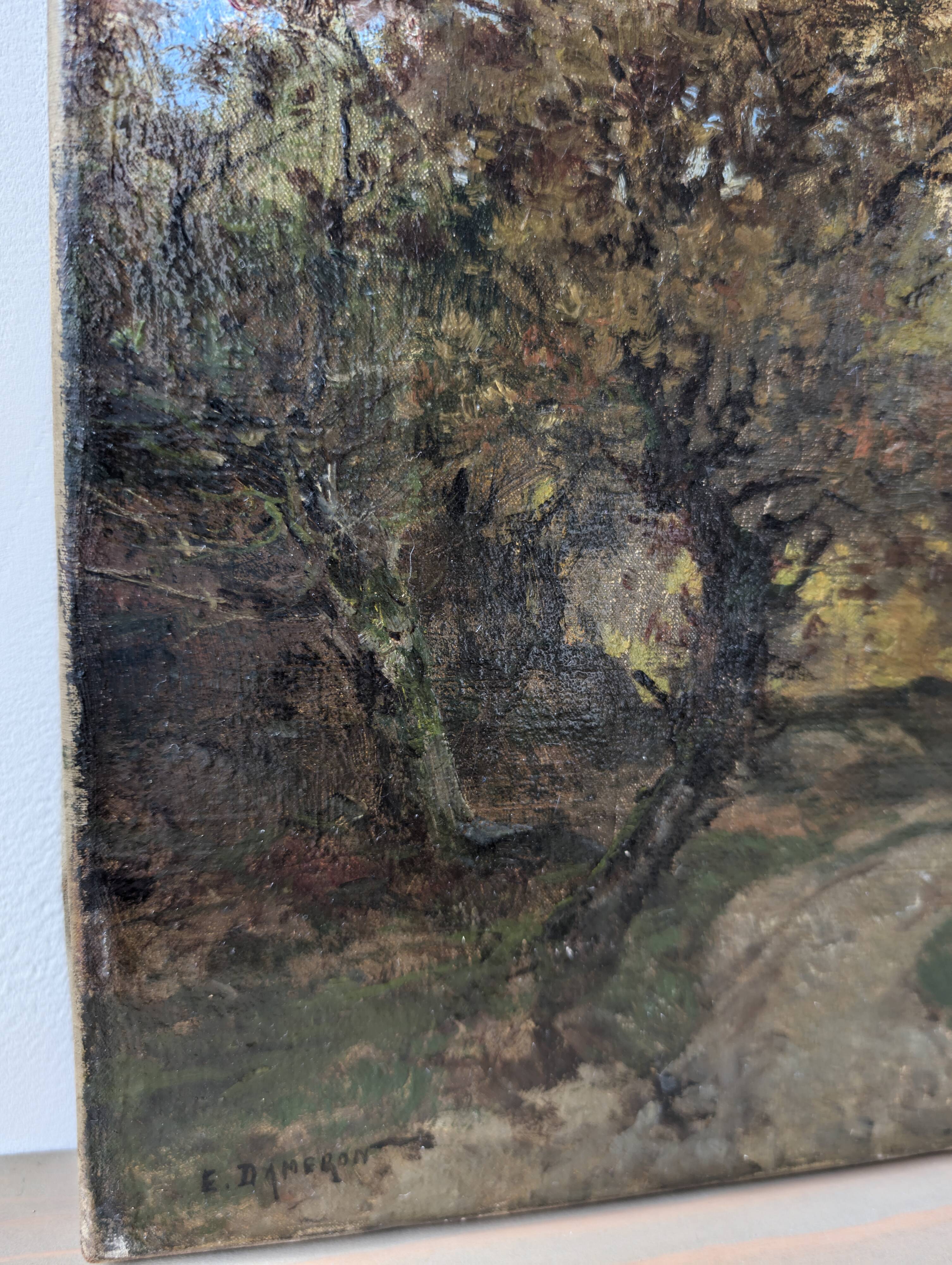 Old landscape painting