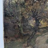 Peinture ancienne de paysage