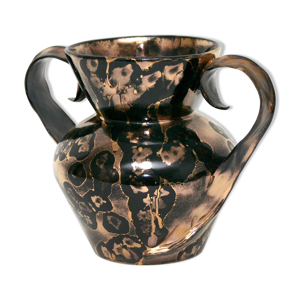 vase art deco doré Michel