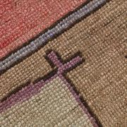 5x11 Rug For Living Room Red Brown Turkish Vintage Rug 150x338Cm