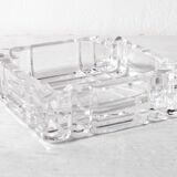 Vintage RCR Crystal Ashtray / Mid-Century Italian Glass Smokig Accesory