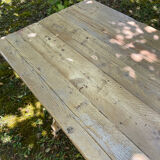 Table d’atelier en pin